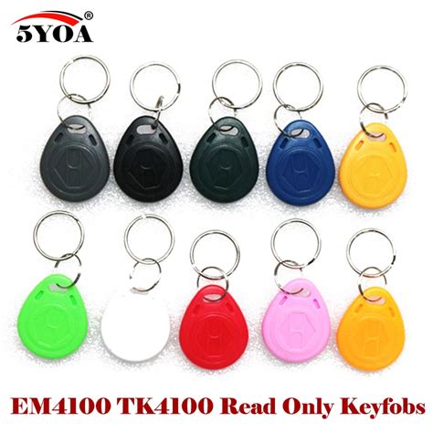 125khz key fob em4100 rfid leather|key fob xpr.